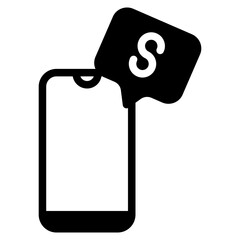 phone with dollar dualtone