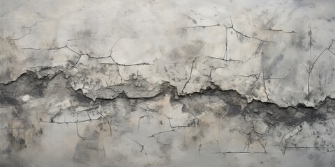 crack concrete wall background - obrazy, fototapety, plakaty