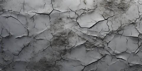 details of a cracked concrete surface texture background