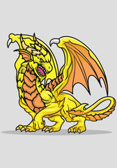dangerous yellow dragon