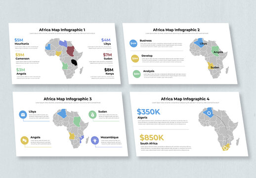 Africa Map Infographic
