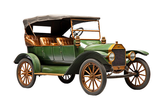 Antique Automobile Display Showcase on a transparent background © Moostape