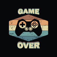Game Illustration typography for t shirt, poster, logo, sticker, or apparel merchandise.