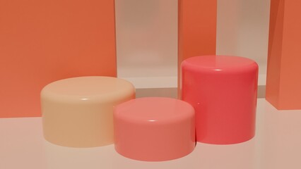 red and white bottles