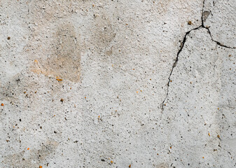 old concrete wall with crack texture background