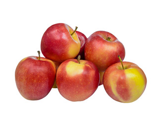 Bunch of ripe Gala apples