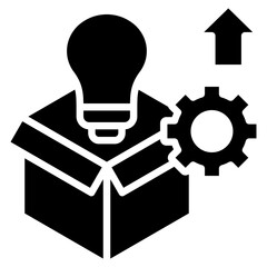 Product Innovation Icon Element For Design
