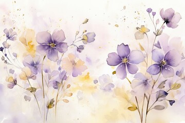 Light and Airy Anemone Watercolor: Soft Floral Artwork for Anniversaries