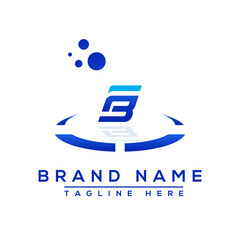 Letter FB blue Professional logo for all kinds of business