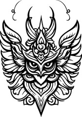 Fototapeta premium garuda monster