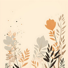 background with leaves