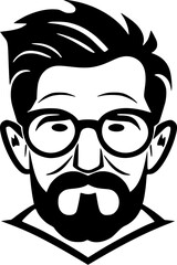 Fototapeta premium Teacher | Minimalist and Simple Silhouette - Vector illustration