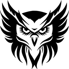 Obraz premium Owl - High Quality Vector Logo - Vector illustration ideal for T-shirt graphic