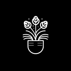 Plants | Minimalist and Simple Silhouette - Vector illustration