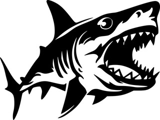 Obraz premium Shark - High Quality Vector Logo - Vector illustration ideal for T-shirt graphic