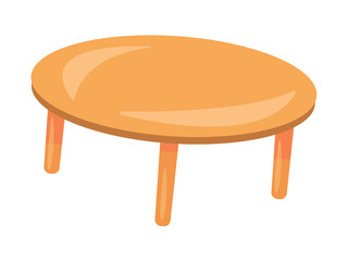 Armchair of flat cartoon set. The yellow style enhances the charm of the cozy coffee table design, creating an inviting atmosphere that's perfect for relaxation. Vector illustration.