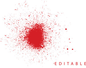 Drop blood splatter vector background
