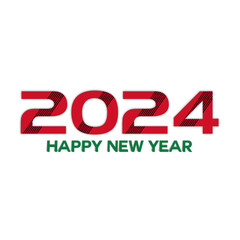 graphic image of the numbers 2024 in red with a green background