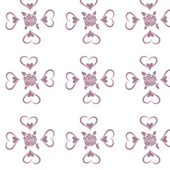 seamless pattern with flowers