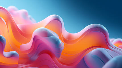 Abstract colorfull 3D pattern illustration