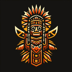 native american indian totem