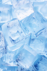 Obraz premium Ice cubes texture pattern background 
