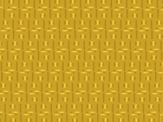 Metal pattern vector gold background. Luxury gold wallpaper.