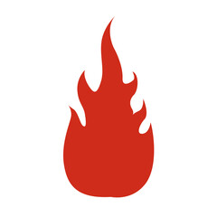 illustration of a fire icon
