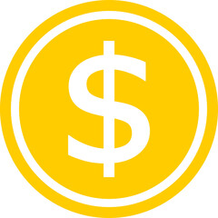 dollar sign coin