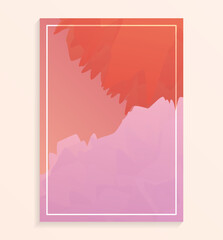 pink abstract vector background  template with fluffy texture