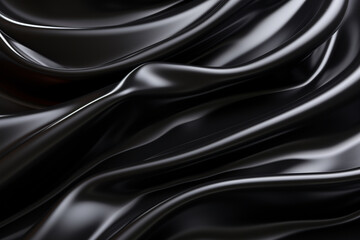 black silk background, Generative Ai