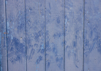 blue painted wood texture