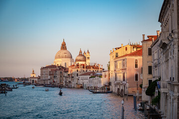Pôr do sol no Grande Canal, Veneza