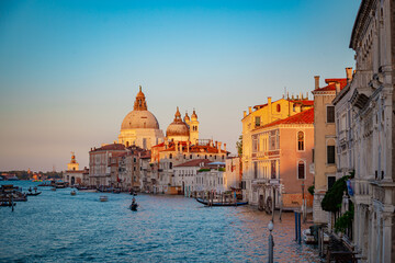 Pôr do sol no Grande Canal, Veneza