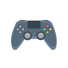 Gamepad or joystick isolated on white background. Console for video game. Vector stock