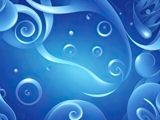 Free vector of a traditional blue abstract screensaver