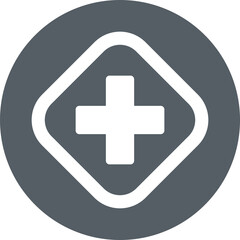 Cross, healthcare, hospital icon