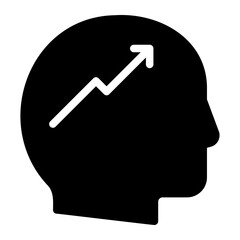 motivation glyph icon