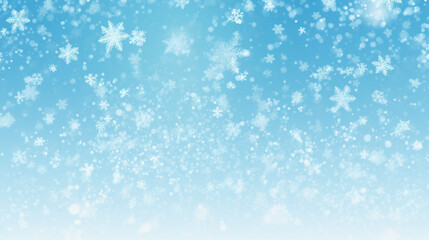 Obraz na płótnie Canvas Magical Snowstorm: Winter Wonderland Snowflakes Background
