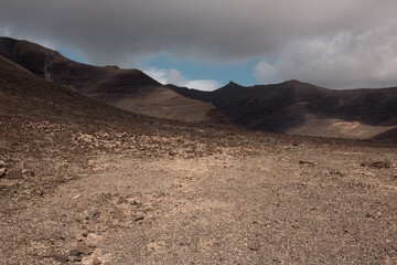 Stunning scenery and landscapes from the volcanic island Fuerteventura in Spain