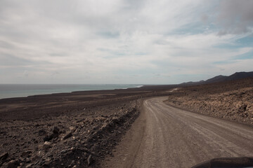 Stunning scenery and landscapes from the volcanic island Fuerteventura in Spain