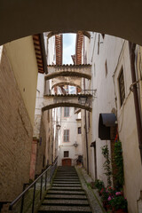 Historic buildings of Spoleto, Umbria, Italy