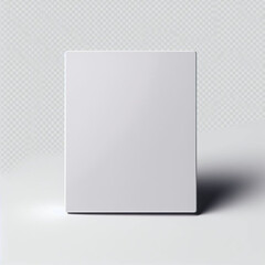 White card mockup on wooden background