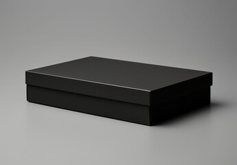 Black packaging square box, generative ai