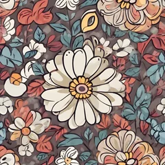Zelfklevend Fotobehang Flower Icon Background Very Cool © IMAM