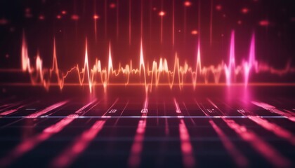 frequency audio music equalizer digital .digital music player waveform, hud for sound technology