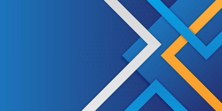 minimal geometric background dynamic blue shapes composition abstract geometric vector background design