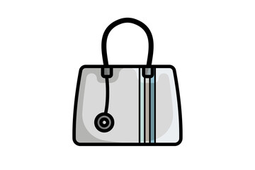 New Arrival Women Evening Event Purse vector illustration. Beauty fashion objects icon concept. Hand and shoulder bags models in modern style vector design.