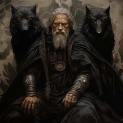 Odin Viking Mythology Norse Paganism Nordic God - obrazy, fototapety, plakaty