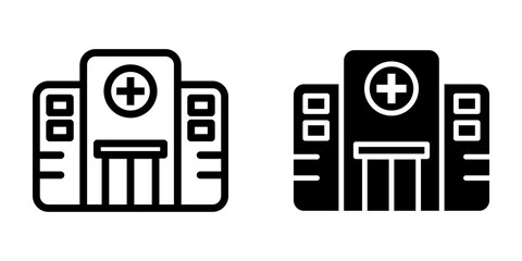 Hospital Icon. symbol for mobile concept and web design. vector illustration © Uswa KDT